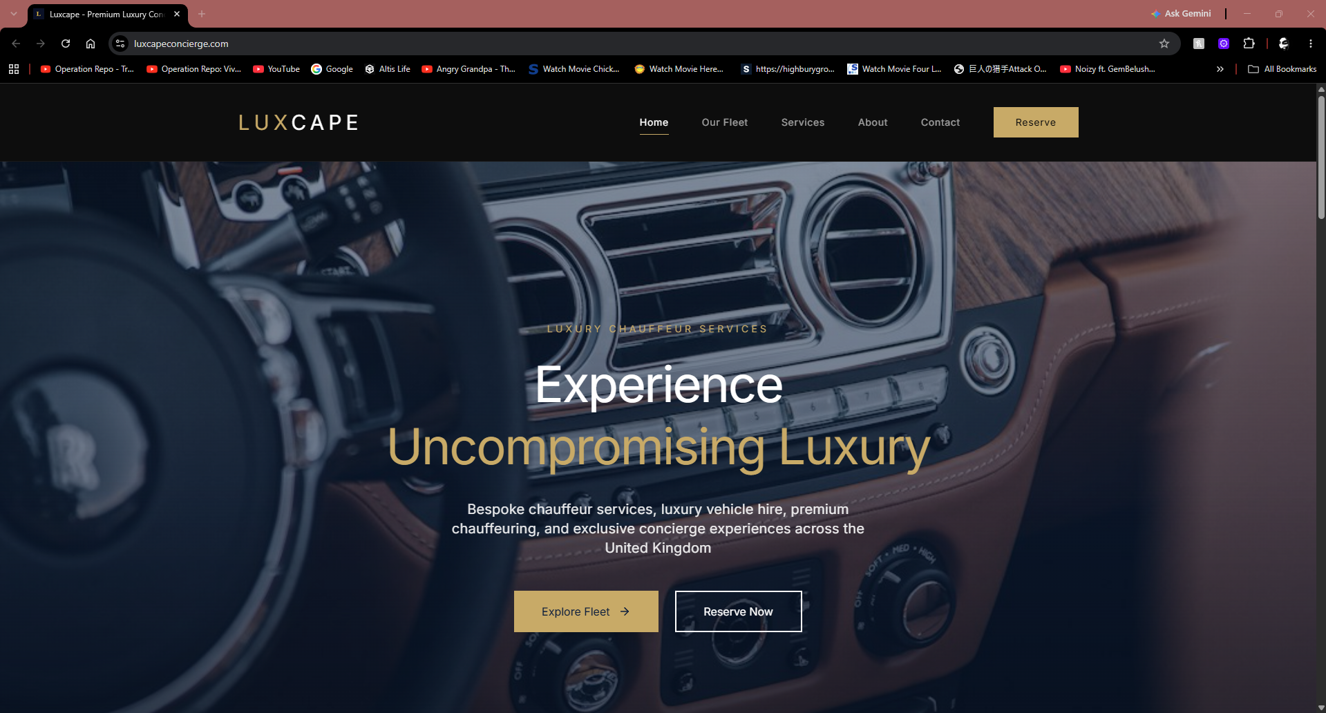 Luxscape website